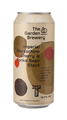 Picture of *PIVO GARDEN 0.44L IMPERIAL CHERRY & TONKA -24/1-  10.5%ALC LIM. STOUT