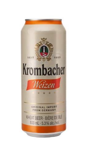 Picture of *PIVO KROMBACHER 0.50L WEIZEN -24/1-  4.7%ALC LIMENKA