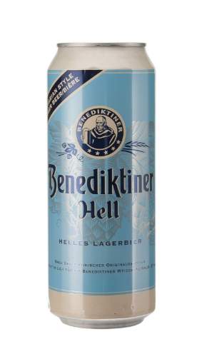 Picture of *PIVO BENEDIKTINER 0.50L HELL -24/1-  5%ALC LIMENKA