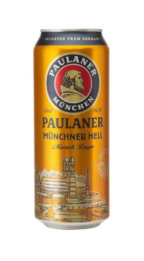 Picture of N-*PIVO PAULANER MUNCHNER HELL 0.50L -24/1-  LIMENKA SVIJETLO