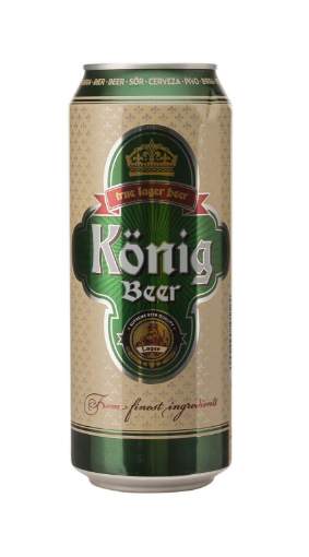 Picture of *PIVO KONIG 0.50L -24/1-  4%ALC LIMENKA U-2528