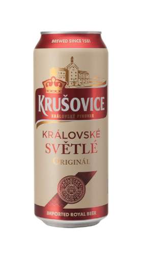 Picture of N-*PIVO KRUŠOVICE 0.50L -24/1-  LIMENKA