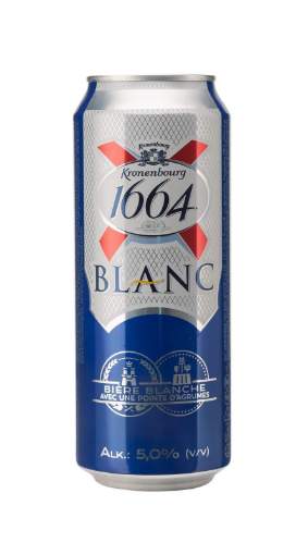 Picture of N-*PIVO KRONENBOURG BLANC 0.50L -24/1-  LIMENKA