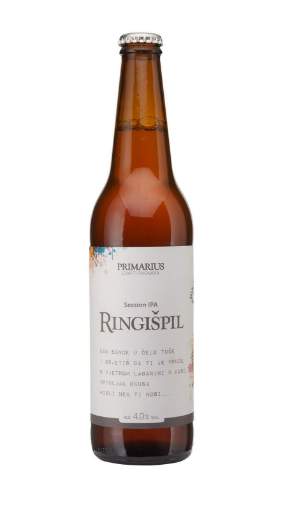 Picture of *PIVO PRIMARIUS RINGIŠPIL 0.50L -20/1-  4%ALC SESSION IPA