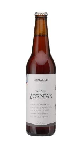 Picture of N-*PIVO PRIMARIUS ZORNJAK 0.50L -20/1-  5.1%ALC HOPPY AMBER