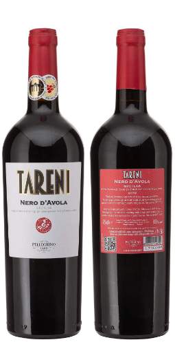 Picture of *NERO D'AVOLA TARENI CARLO P. 0.75L ZOZP SUHO 2020 -6/1-  2022.