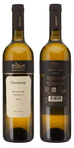 Picture of *CHARDONNAY BARTOLOVIĆ 0.75L VRH SUHO 2020 -6/1-