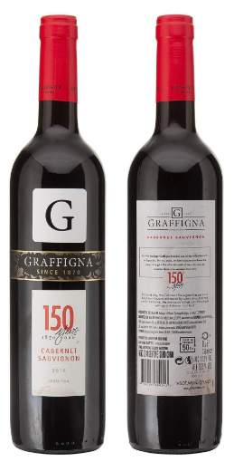 Picture of *CABERNET SAUVIGNON GRAFFIGNA 0,75L SUHO 2018. -6/1-