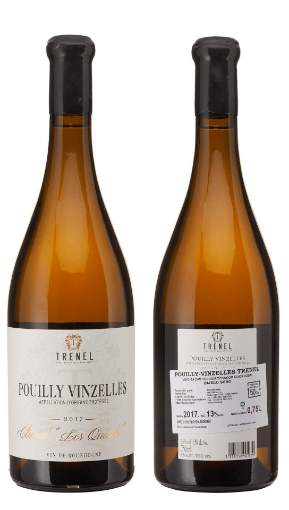 Picture of *POUILLY VINZELLE LES QUARTS TRENEL 0.75L ZOI SUHO 2017 -6/1-