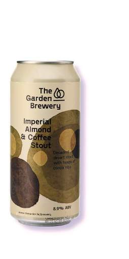 Picture of *PIVO GARDEN 0.44L IMPERIAL ALMOND & COFFE -24/1-  8.9%ALC STOUT LIMENKA