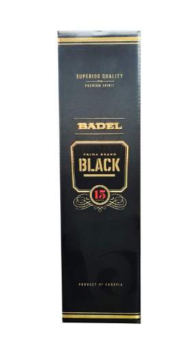 Picture of N-*BRAND BADEL 0.70L PRIMA BLACK LUX 40%ALK. -6/1-