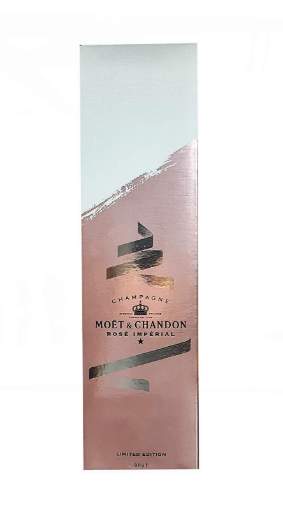 Picture of N-*PJENUŠAC CHAMPAGNE  MOET & CHANDON ROSE 0.75L IMPERIAL TIE GIFT -6/1-