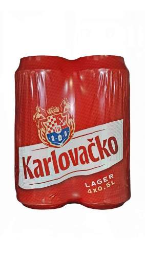 Picture of N-*PIVO KARLOVAČKO 0.50L 4-PACK -6/1-  LIMENKA