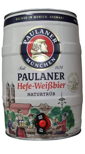 Picture of N-*PIVO PAULANER WEISSBIER 5L PŠENIČNO MUTNO