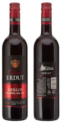 Picture of *MERLOT ERDUT 0.75L 13% KV SUHO 2021