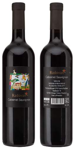 Picture of *CABERNET SAUVIGNON RADOVAN 0.75L 2017.