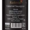 Picture of *CABERNET SAUVIGNON RADOVAN 0.75L 2017.