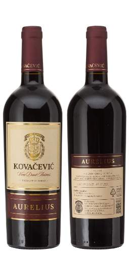 Picture of *KOVAČEVIĆ AURELIUS CUVEE 0.75L SUHO CRNO 2019. -6/1-