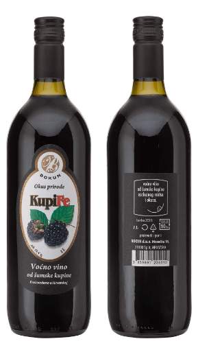 Picture of *KUPINOVO VINO KUPIFE OD ŠUMSKIH KUPINA BOKUN 1L 2020 -12/1-