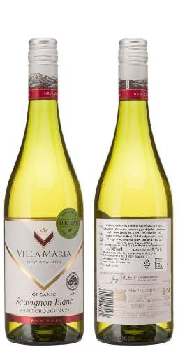 Picture of N-*SAUVIGNON BLANC VILLA MARIA 0.75L ORGANIC ZP SUHO 2021 -6/1-