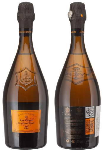 Picture of N-*PJENUŠAC CHAMPAGNE VEUVE CLICQUOT GRANDE DAME CHAMPAGNE 0.75L 2004.