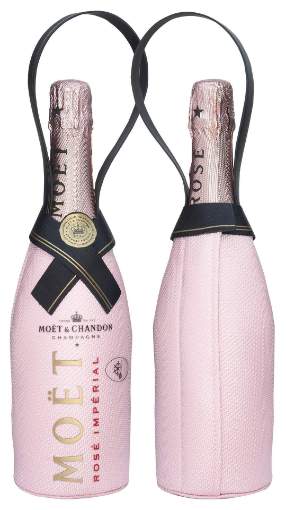 Picture of N-*PJENUŠAC CHAMPAGNE  MOET&CHANDON ROSE COOLER BAG 0.75L ZOI BRUT