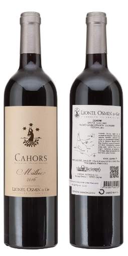 Picture of *MALBEC CAHORS LIONEL OSMIN 0.75L ZOI SUHO 2016 -6/1-