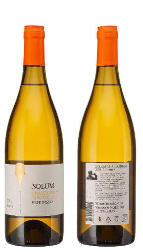 Picture of N-*CHARDONNAY SUR LIE SOLUM 0.75L VRH SUHO 2022 -6/1-