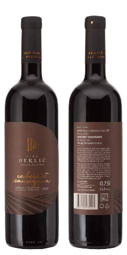 Picture of *CABERNET SAUVIGNON DEKLIĆ 0.75L KV SUHO 2021