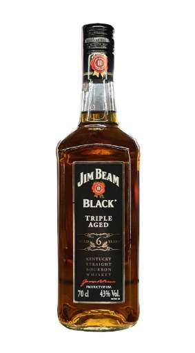 Picture of *WHISKY BOURBON JIM BEAM 0.7L BLACK.KENTUCKY.TRIPLE AGED-6/1