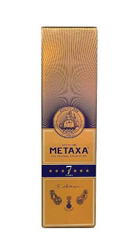 Picture of *BRANDY METAXA 0.70L 7* -12/1- AMPHORA THE GREEK SPIRIT GIFT