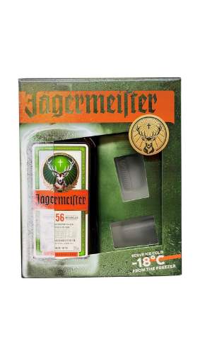 Picture of N-*JAGERMEISTER GIFT 0.7L+2 ČAŠE - 6/1-