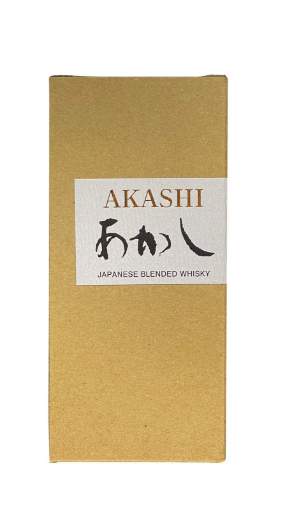 Picture of *WHISKY AKASHI 0.5L JAPANESE BLENDED 40% ALK.