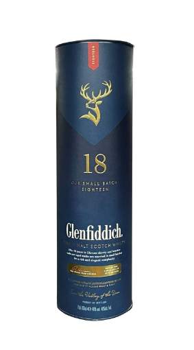 Picture of *WHISKY GLENFIDDICH 0,70L 18YO SINGLE MALT KUTIJA-12/1-