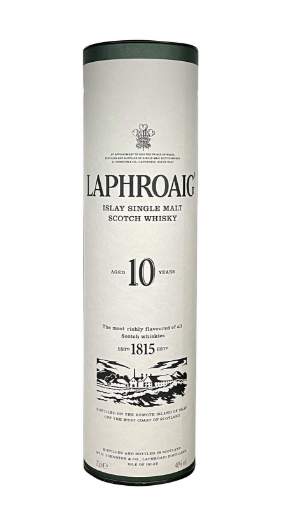 Picture of *WHISKY LAPHROAIG 10YO 0,70L SINGLE MALT TUBE -6/1-