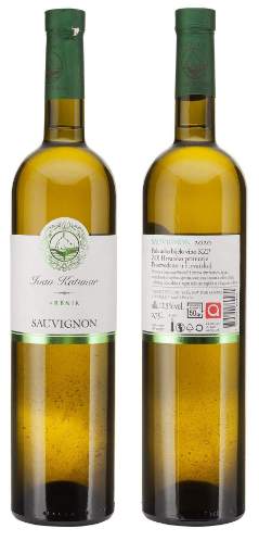 Picture of *SAUVIGNON I.KATUNAR BIJELO 0.75L ZOI POLUSUHO 2022 -6/1-