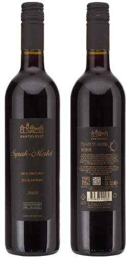 Picture of *SYRAH-MERLOT BARTOLOVIĆ NAVOJ 0.75L KZP SUHO 2020 -6/1-