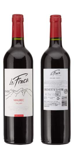 Picture of *MALBEC LA FINCA MENDOZA 0.75L ZP. SUHO 2022 -6/1-