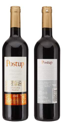 Picture of *POSTUP PELJEŠKI ULTRA 0.75L VRH SUHO 2019 -6/1-