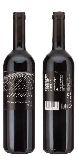 Picture of *CABERNET SAUVIGNON VIZZULIN 0.75L VRH SUHO 2018 -6/1-