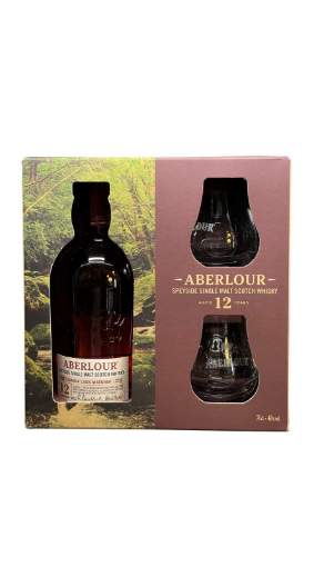 Picture of *ABERLOUR 0,7L 12YO + 2 ČAŠE GIFT PACK