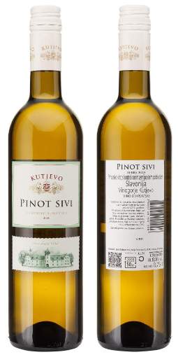 Picture of N-*PINOT SIVI KUTJEVO 0.75L VRH SUHO 2022 -6/1-