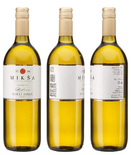 Picture of N-*PINOT BIJELI MIKŠA 1L ZOI SUHO 2019 -12/1-