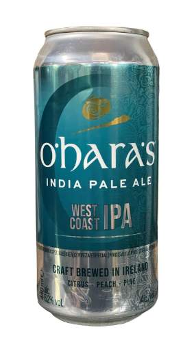 Picture of *PIVO O'HARA'S 0.44L WEST COAST IPA -24/1-  6.2%ALC LIMENKA