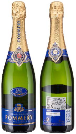 Picture of *CHAMPAGNE POMMERY BRUT ROYAL 0,75L ZOI BRUT 12,5%ALK