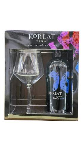 Picture of N-*MERLOT KORLAT EKO 0,75L 2018. SA ČAŠOM VAP -6/1-