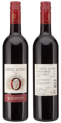 Picture of *CABERNET SAUVIGNON ORAHOVICA 0.75L KV SUHO 2021 -6/1-