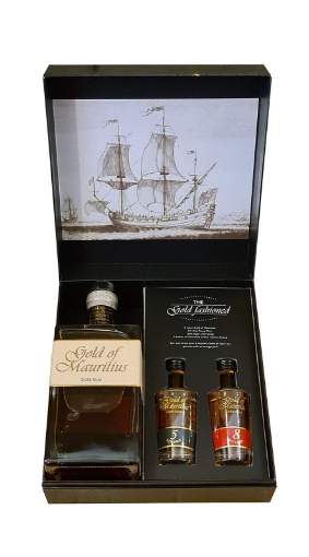 Picture of *RUM GOLD OF MAURITIUS DARK 0,7L +SOLERA5 0,05L+SOLERA8 0,05L-4/1-