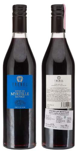 Picture of *LIKER CREME DE MYRTILLE TRENEL 0,7L BOROVNICA  18% -6/1-