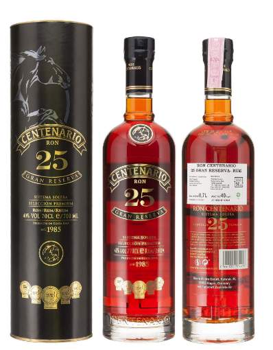 Picture of *RUM CENTENARIO 25 GRAN RESERVA 0,7L -6/1- 40%